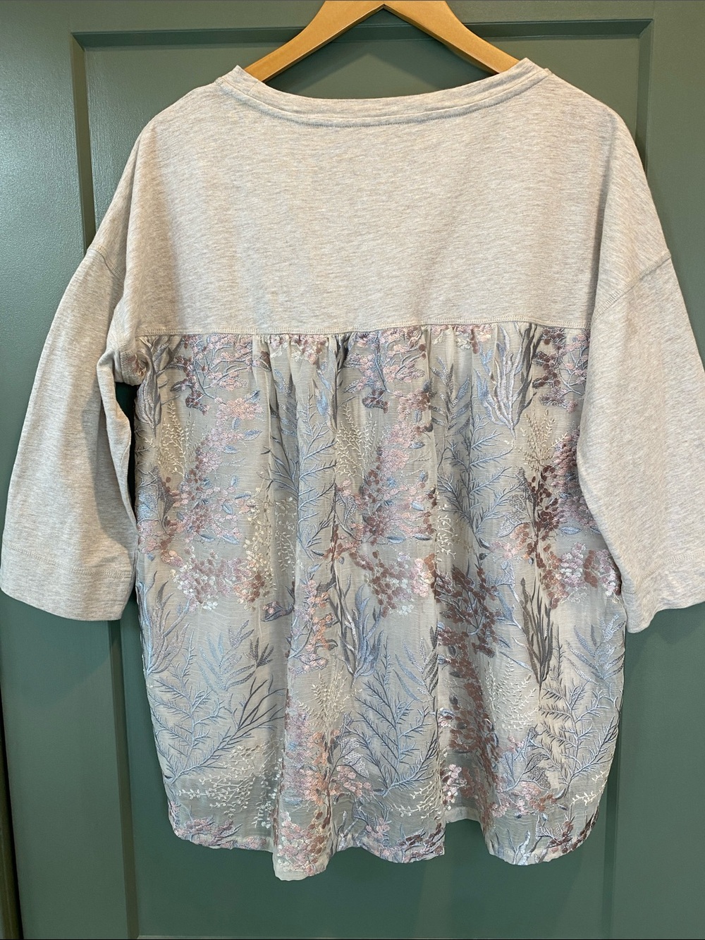 Soft Surroundings Floral-Back Women's Top